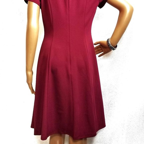 APT 9 Cutwork Fit and Flare Dress short sleeves - Picture 7 of 7